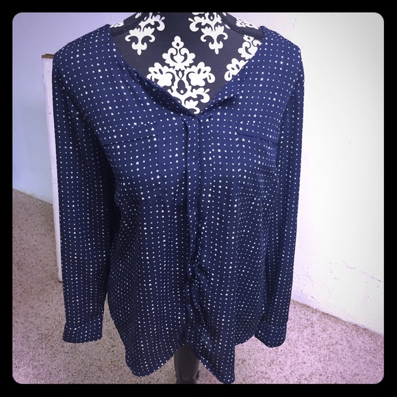 TORRID blue shirt with stars - Picture 1 of 4